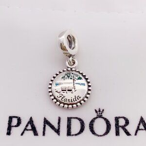 Pandora Florida Exclusive Charm Beach Travel Vacation Pendant S925 Sterling